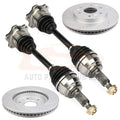 Front CV Axle Brake Discs Rotors for Chevrolet Suburban 1500 (2007–2013)