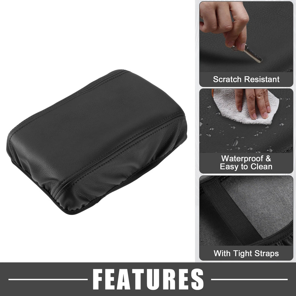 Center Console Cover Armrest Protector for Toyota Corolla Cross (2022) Black