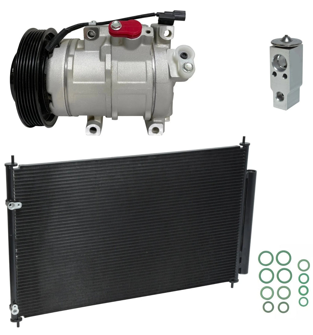 AC Compressor Kit With Condenser for Acura MDX 3.7L (2012–2013)