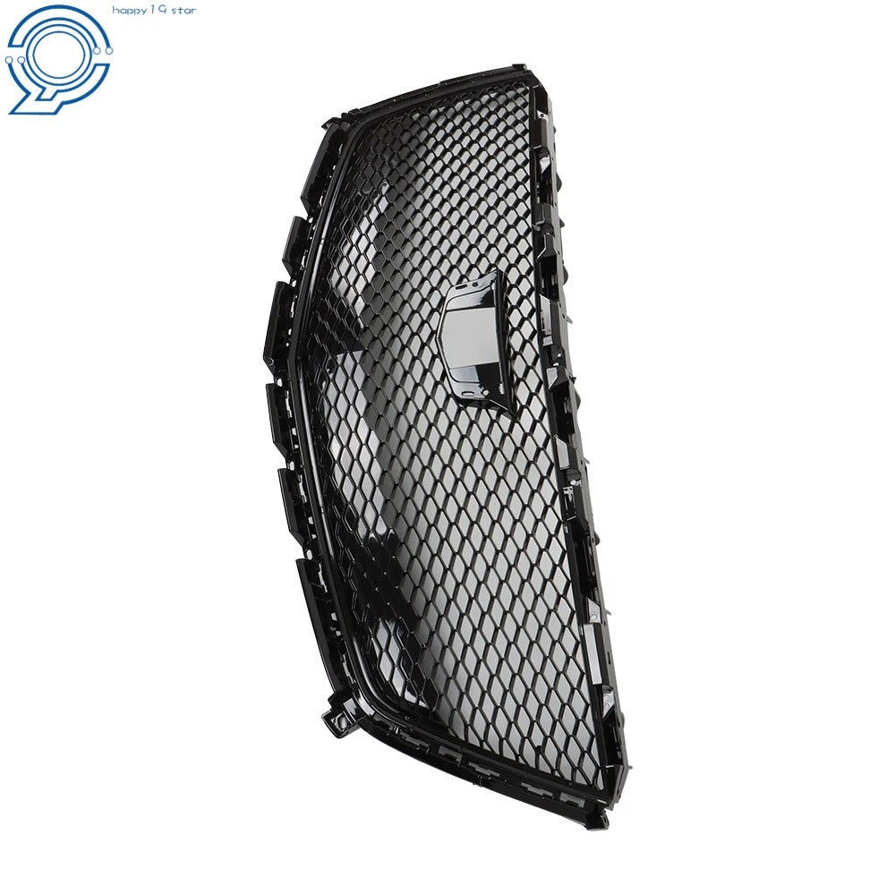 Gloss Black Front Bumper Upper Mesh Grille for Cadillac XT5 (2016-2021)