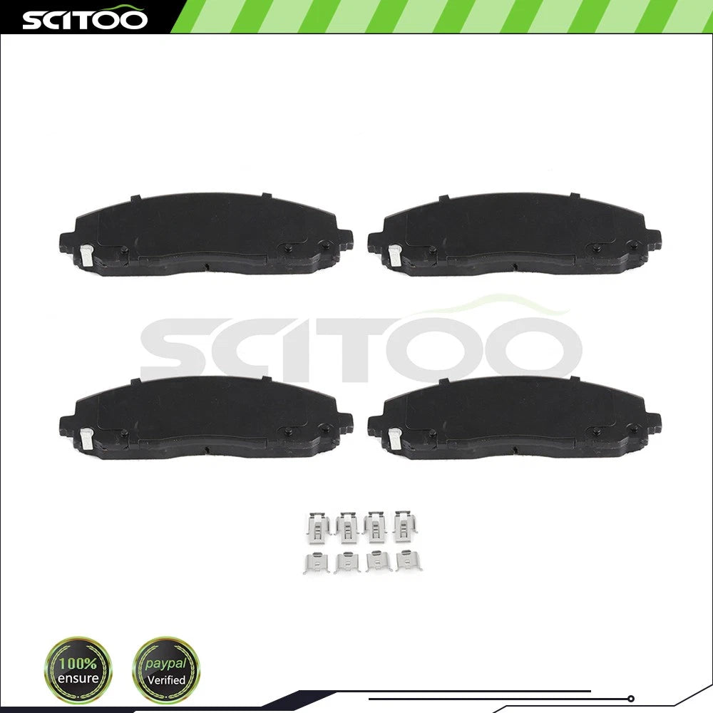 Metallic Brake Pads Front for Chrysler Town & Country (2012–2016) & VW Routan SE (2012–2014)