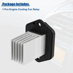 Blower Motor Resistor for Hyundai Tucson (2016-2023) - Black Silver Tone