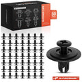 50Pcs 6mm Trim Retainer Clips for Honda Civic Odyssey Prelude