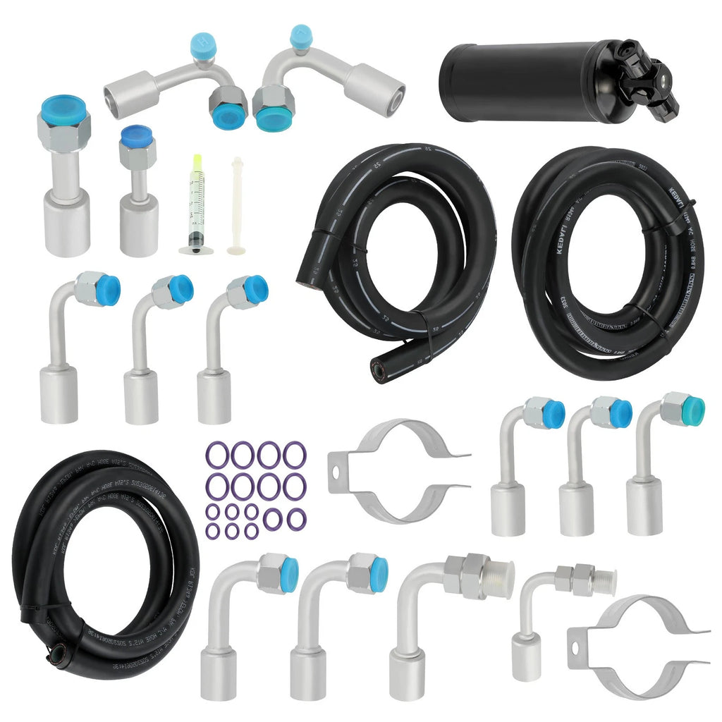AC Hose Kit with R-Ring Fittings for Universal Vehicles (134a)