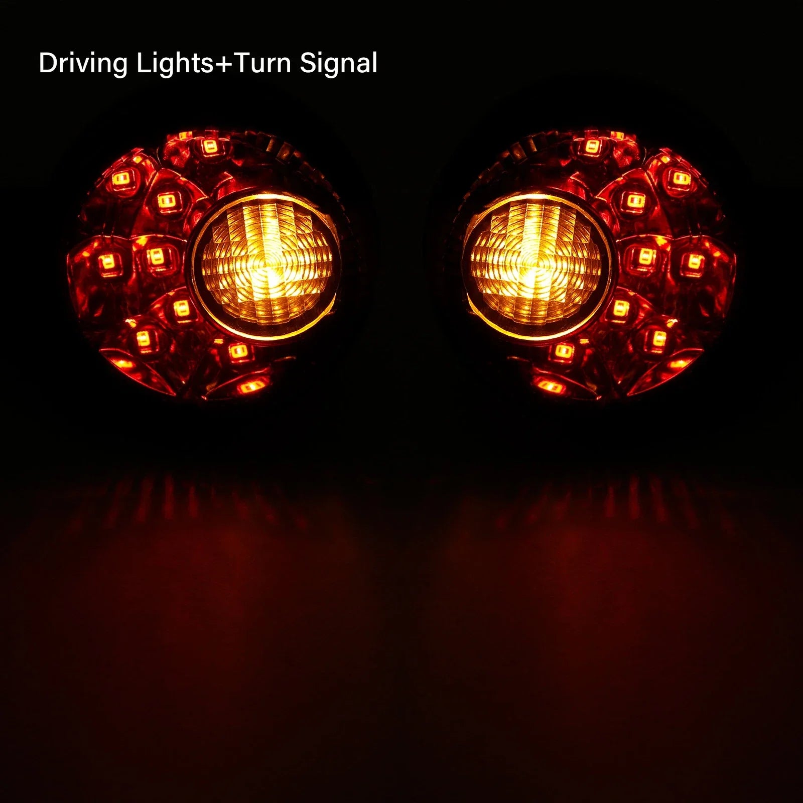LED Rear Turn Signal Lights Smoke for Harley Sportster XL 883 1200 (1992-2022)