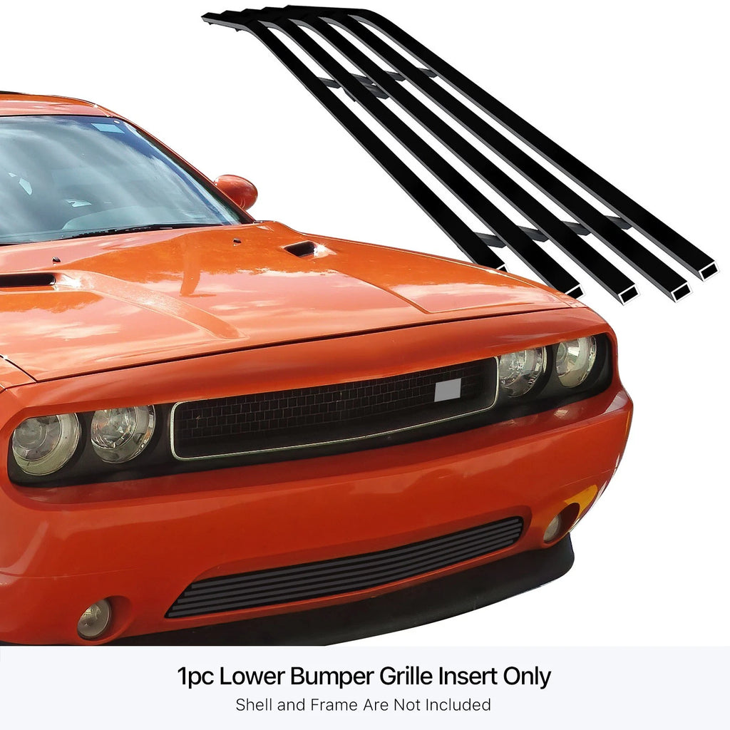 Stainless Black Billet Grill Insert for Dodge Challenger (2011-2014)