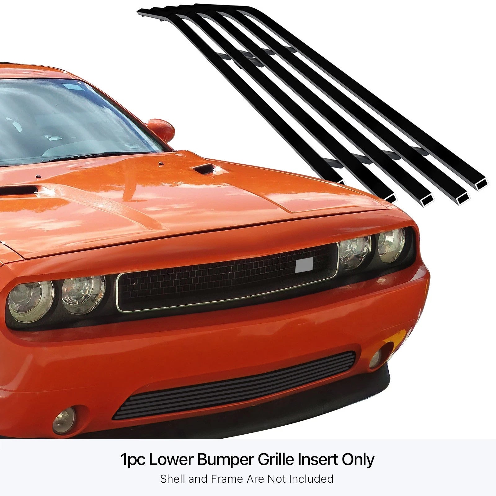 Stainless Black Billet Grill Insert for Dodge Challenger (2011-2014)