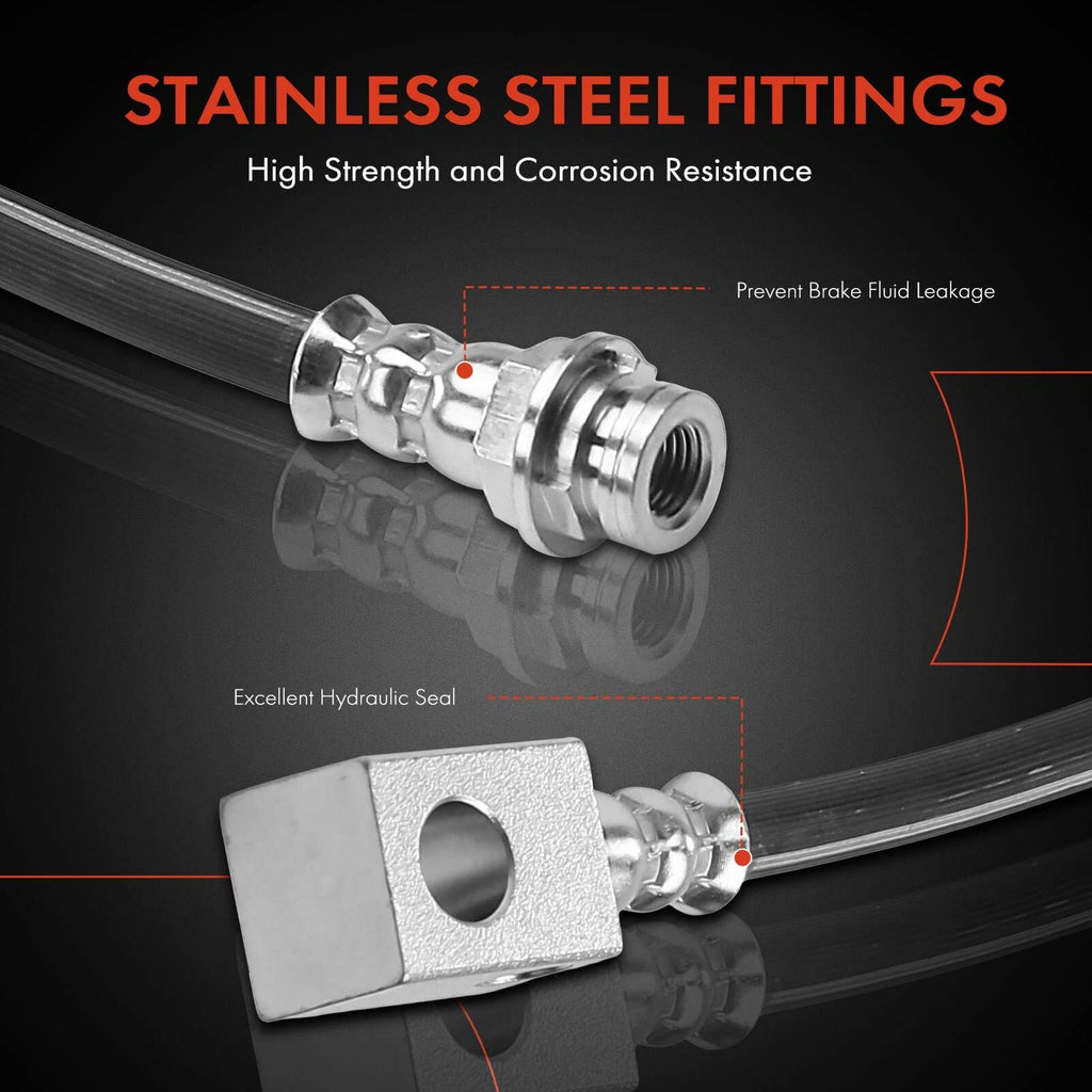 Rear Center Brake Hydraulic Hose for Jeep Wrangler (1991–1995)