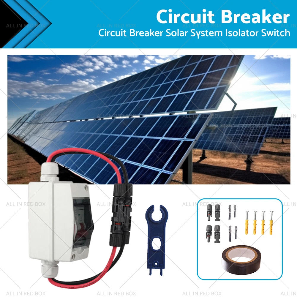 PV Isolator Switch DC 500V 32A IP65 for Solar Panels