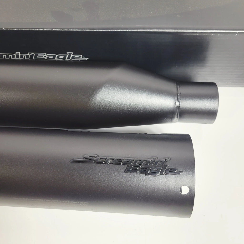 Screamin' Eagle Street Cannon Mufflers for Harley Touring (2017–2025) 64900553 - Black