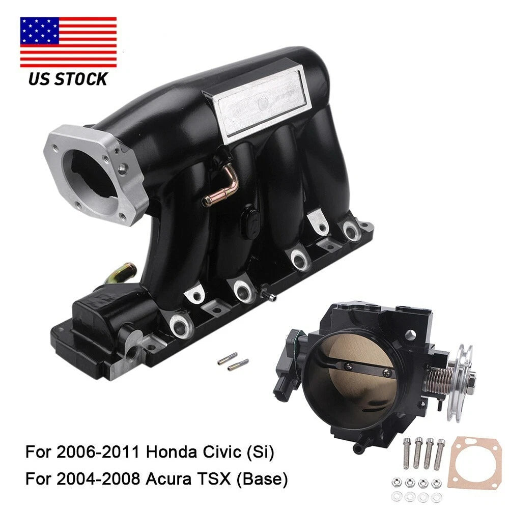 70mm Throttle Body and Fuel Rail for Honda Civic Acura TSX
