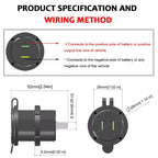 Dual USB Charger Power Adapter for Cars (12-24V)