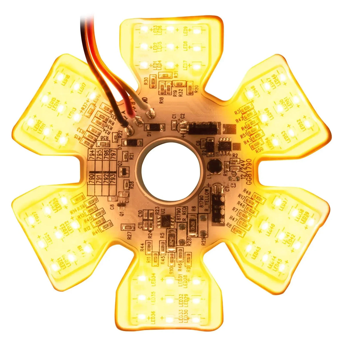 LED Air Cleaner Light Dual Function Amber Blue for Peterbilt Kenworth (2000–2019)