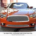 Stainless Steel Mesh Grill Combo for Dodge Charger (2011-2013)