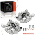 Set of 2 Rear Brake Calipers with Bracket for Mercedes GLK250 GLK350 (2013–2015)