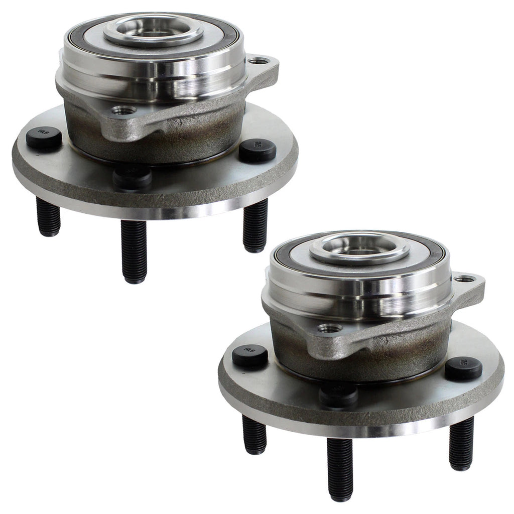 2X Front Wheel Bearing and Hub Assembly for Dodge Jeep