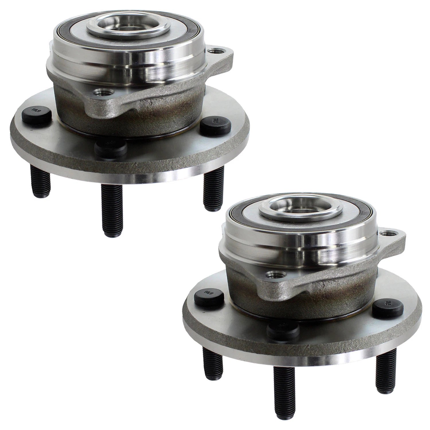 2X Front Wheel Bearing and Hub Assembly for Dodge Jeep
