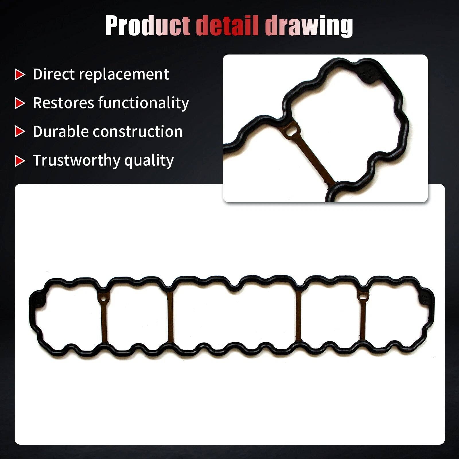 Valve Cover Gasket for Jeep Wrangler Grand Cherokee (1996–2006)