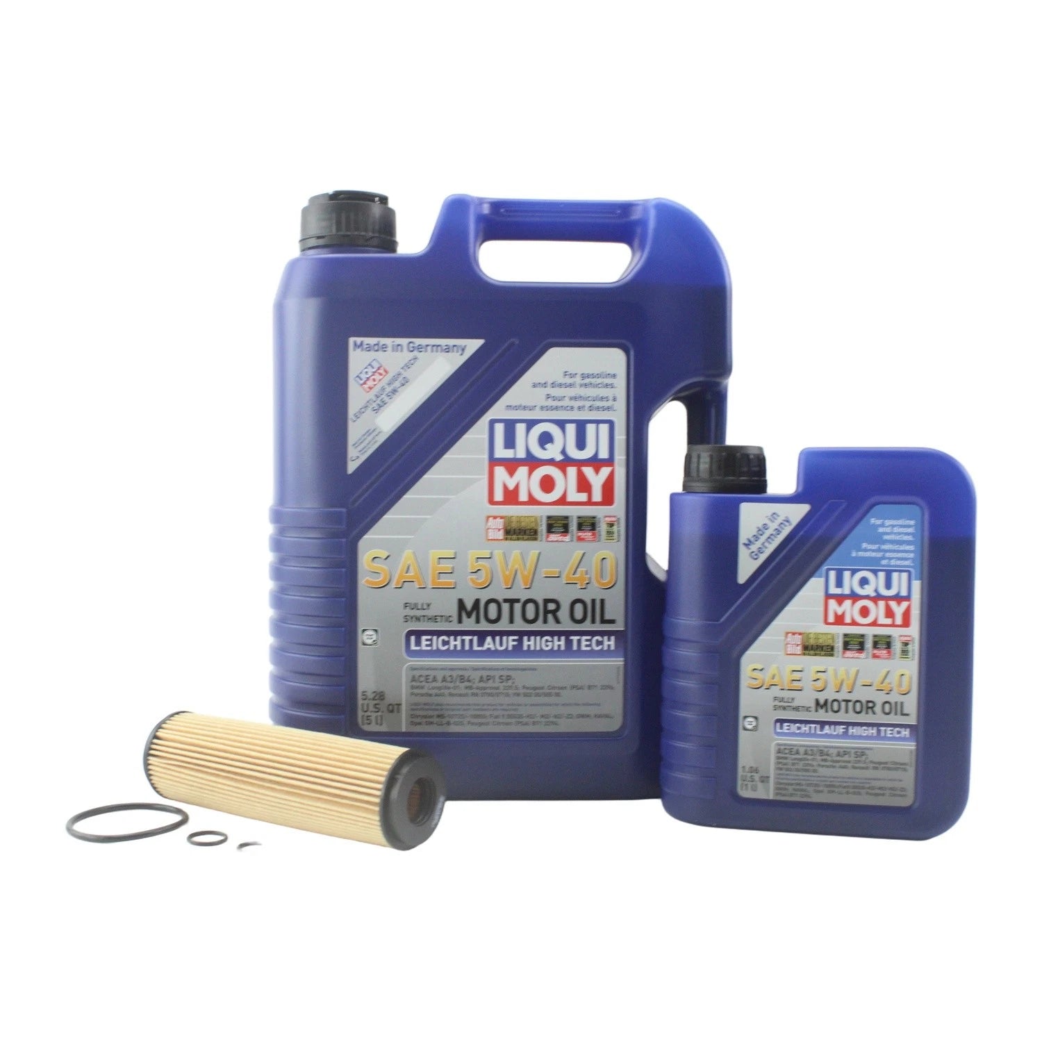6L Liqui Moly Leichtlauf High Tech 5W-40 Oil Change Kit for Mercedes M271 (2003–2012)