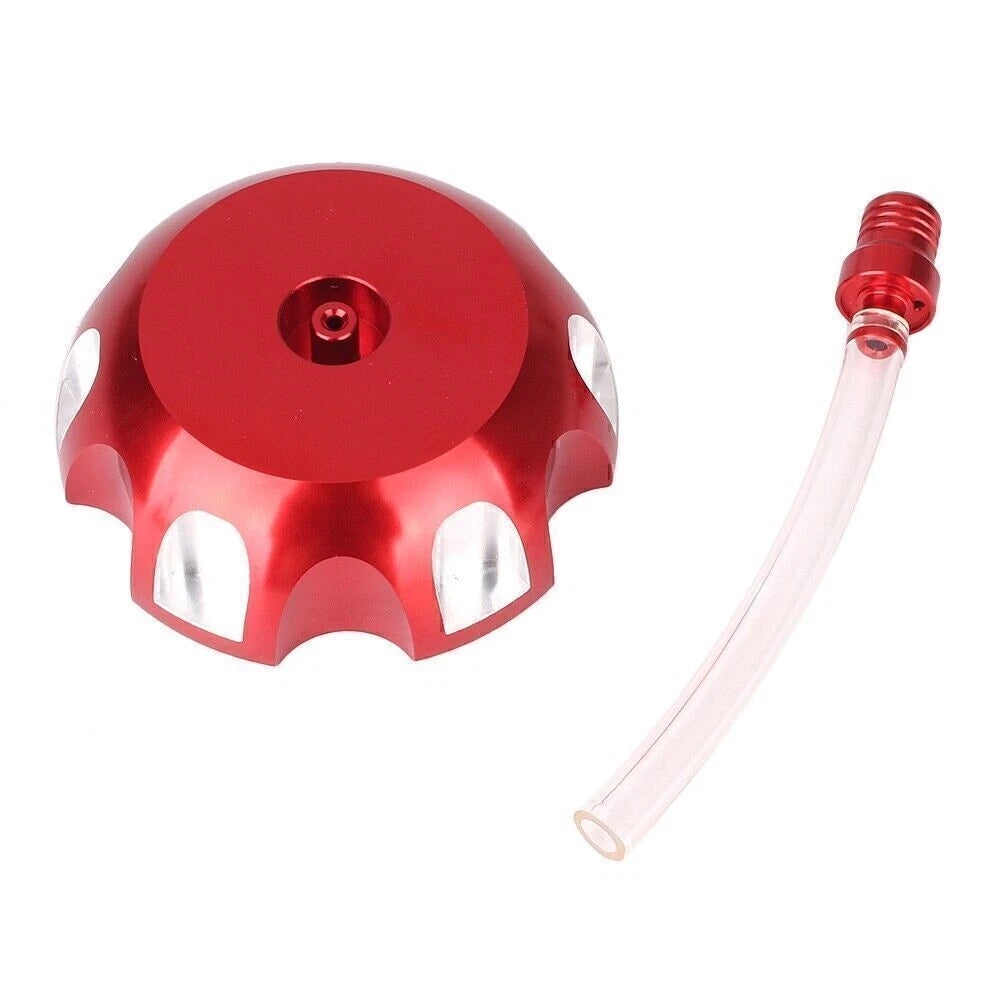 Gas Fuel Tank Cap & Breather Pipe Red for Honda CRF150F/CRF230F (2003–2017)