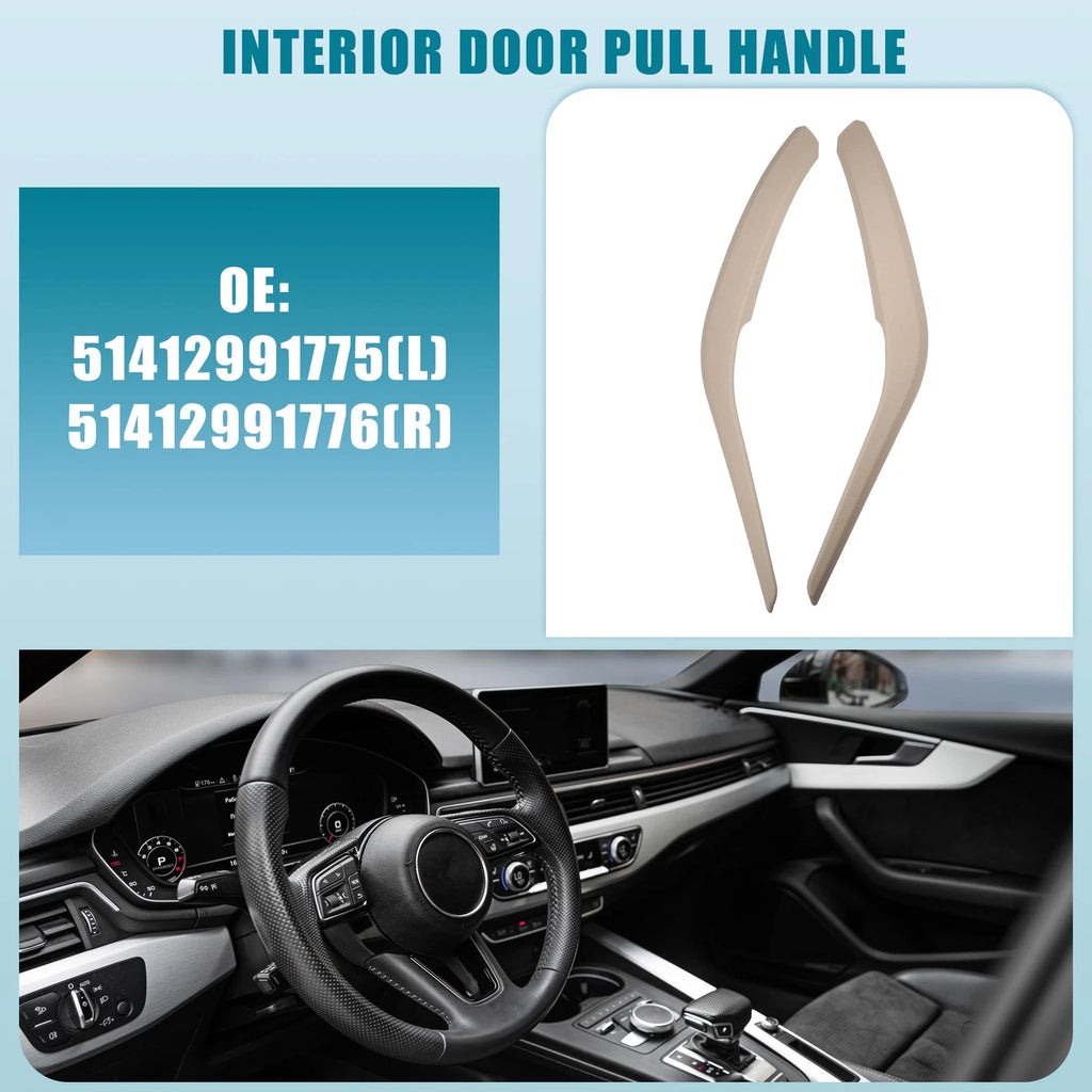 Interior Door Pull Handle Cover 51412991775 for BMW X1 (2013–2015) Beige