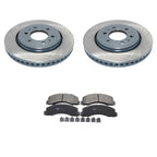 Front Rotors & TRW Pro Semi-Metallic Pad Kit for Ford Expedition F-150 Navigator (1997–2023)