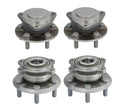 Moog Front & Rear Wheel Bearing and Hub Assemblies Kit for Chrysler Dodge (RWD)