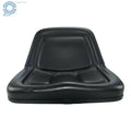 Replacement Black High-Back Lawn Mower Tractor Seat for Universal
