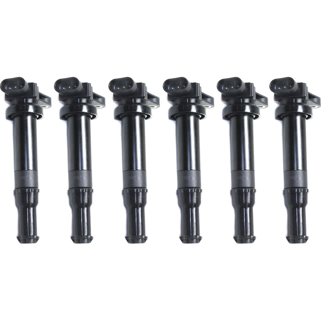 Ignition Coils Set of 6 for Hyundai Santa Fe, Kia Optima (2006)