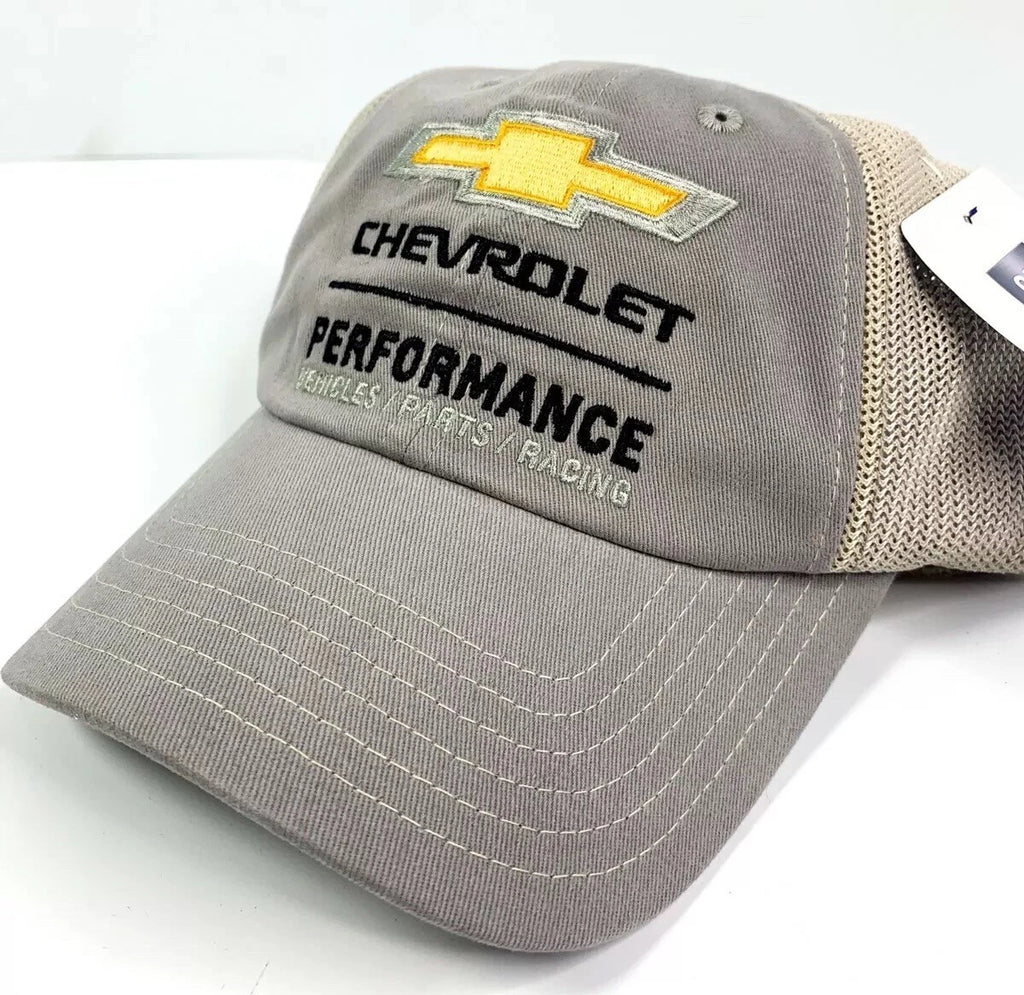 Racing Hat Cap for Chevrolet Performance Vehicles Gray Khaki (Unspecified)