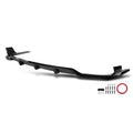 Glossy Black GT Style Rear Bumper Diffuser for BMW X7 (2019–2025)