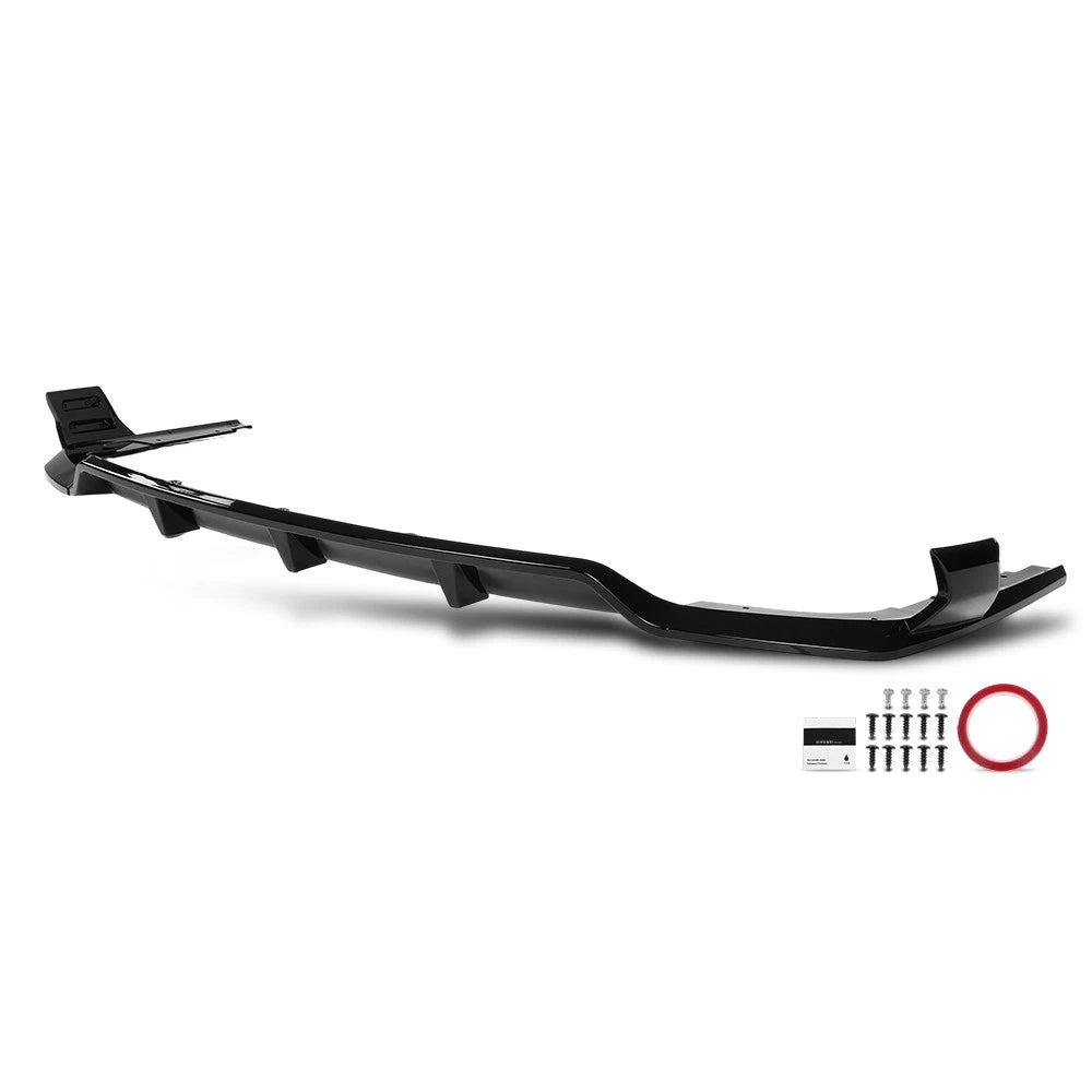 Glossy Black GT Style Rear Bumper Diffuser for BMW X7 (2019–2025)