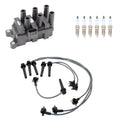 Denso Ignition Coil Wires & Bosch Platinum Spark Plugs Kit for Mazda MPV (1990–1998)