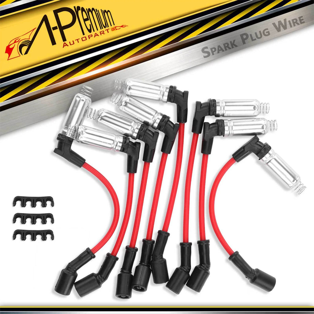 8x Spark Plug Wire Set for Chevrolet Silverado 1500 (1999â2023)