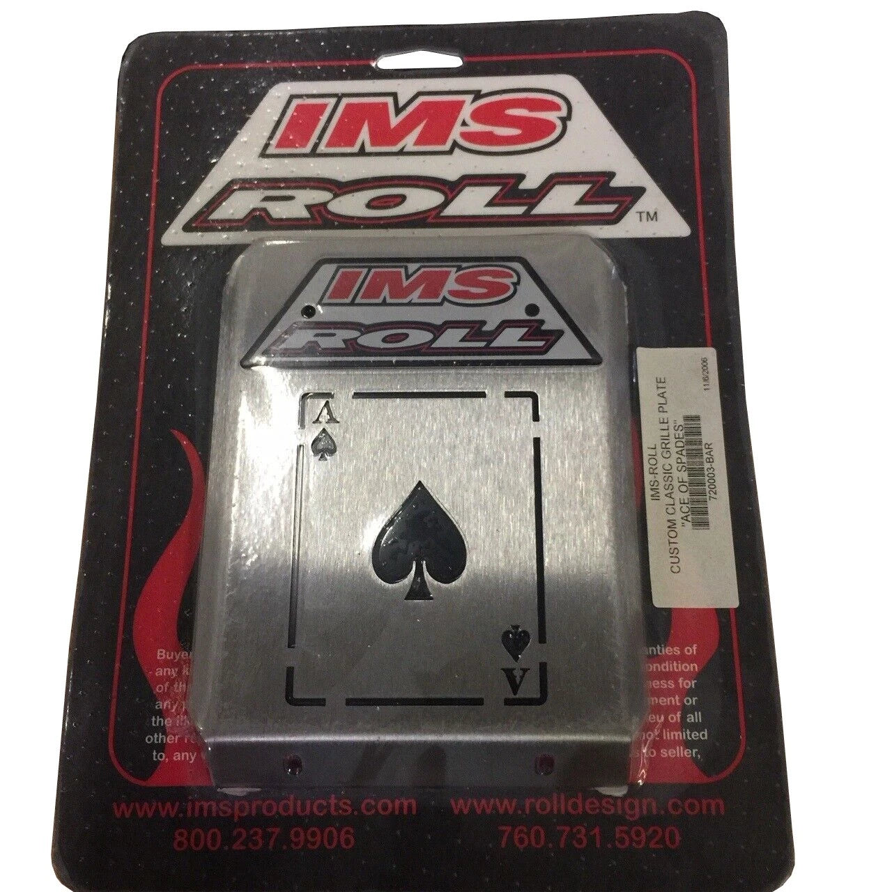 Front Bumper Grille Plate for IMS Roll Design Classic ATV (Custom)