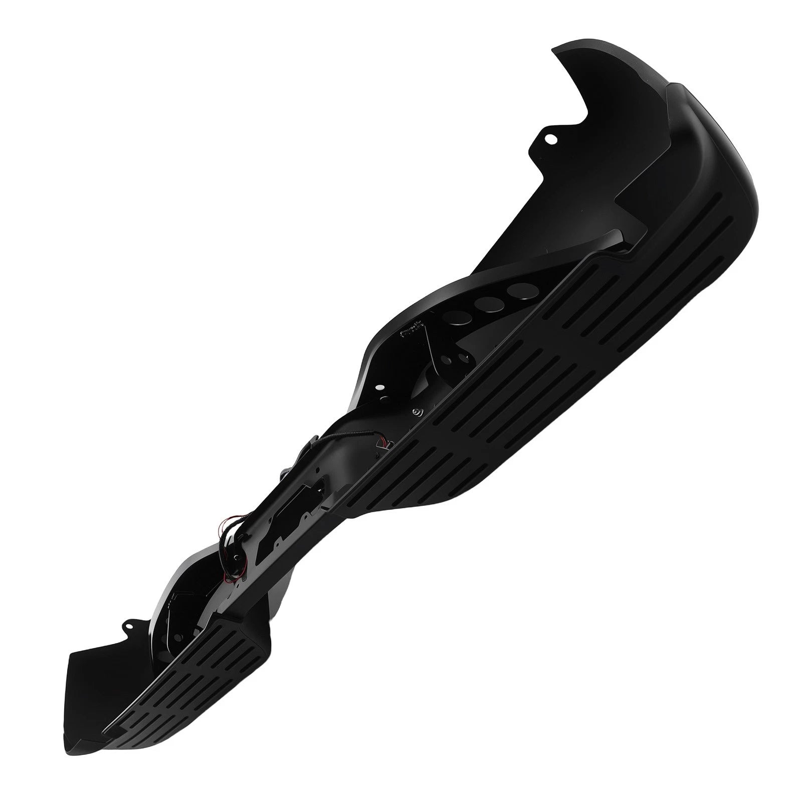 Black Rear Bumper for Ford F-250 F-350 (1999–2007) Steel Assembly