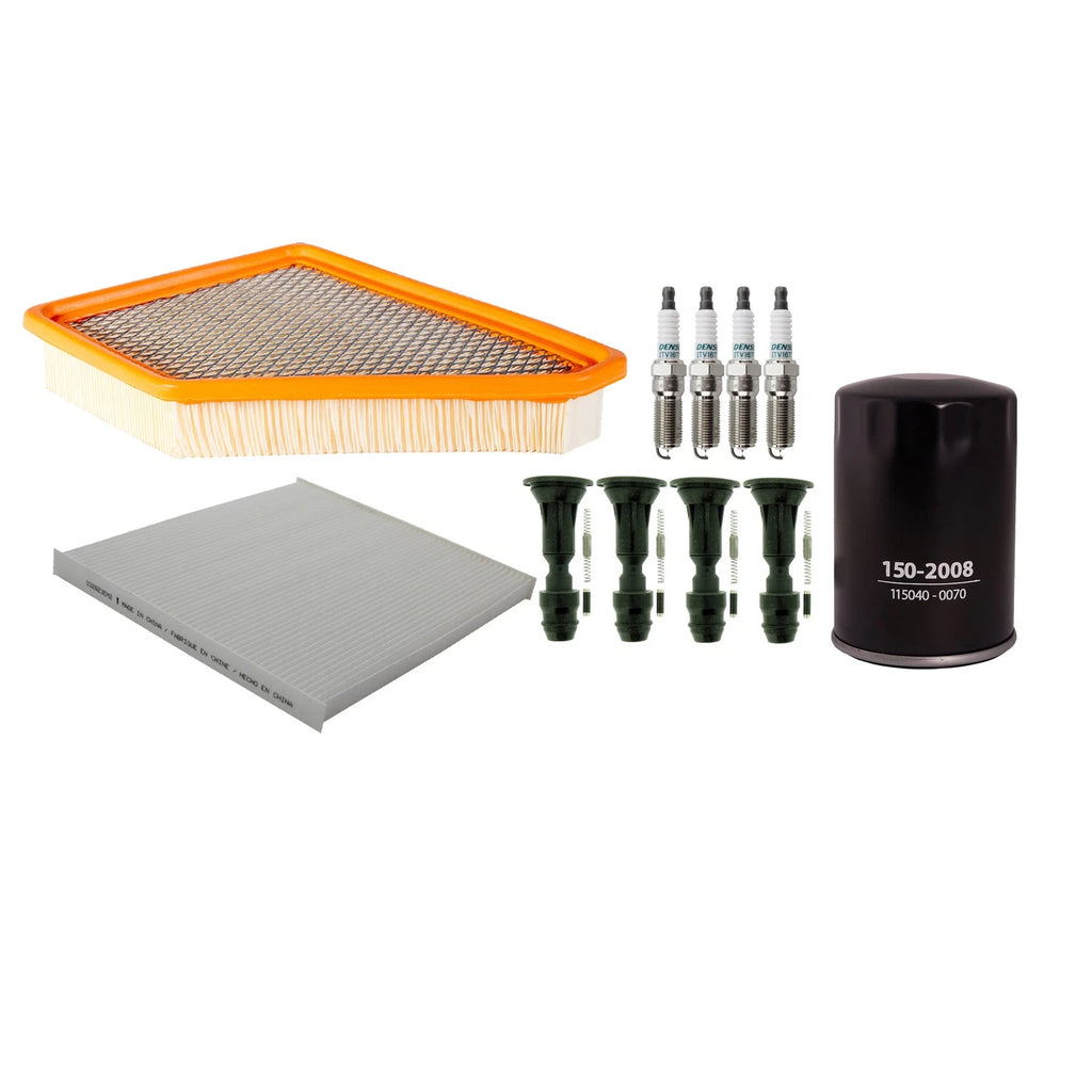 Tune Up Kit with 4 NGK Spark Plugs & Boots for Equinox Terrain (2010–2017)