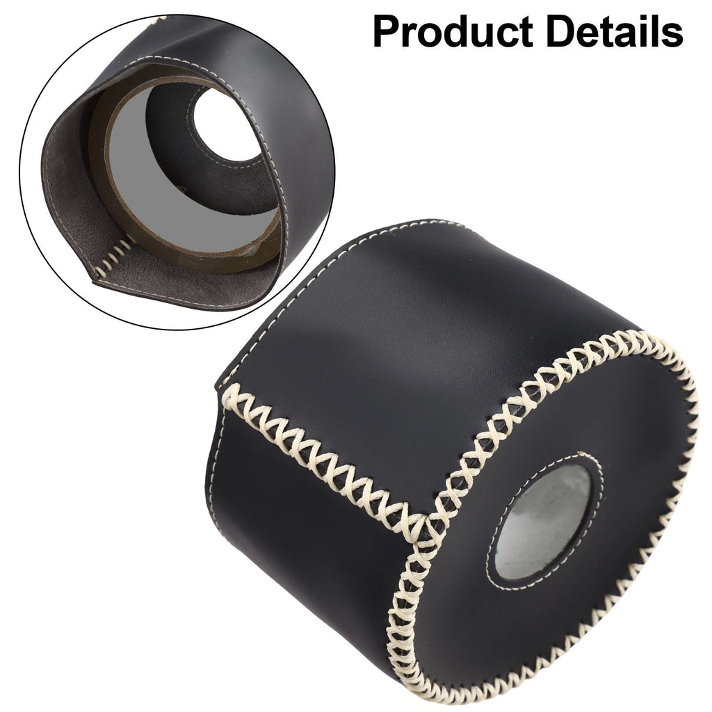 Faux Leather Gas Canister Cover for Outdoor Use