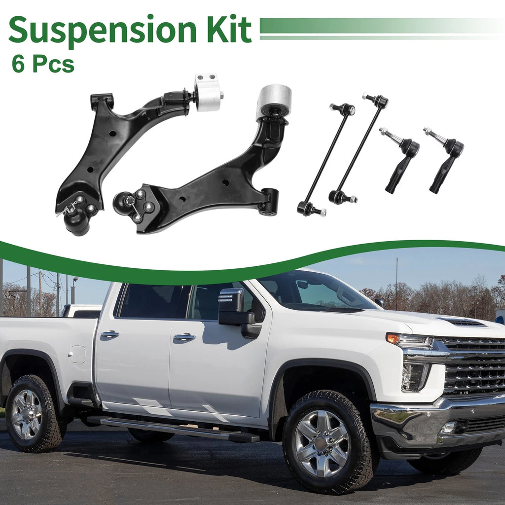 6pcs Front Suspension Control Arm Kit for Chevrolet Equinox (2010–2017) No.524157/524158