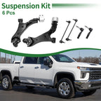 6pcs Front Suspension Control Arm Kit for Chevrolet Equinox (2010–2017) No.524157/524158