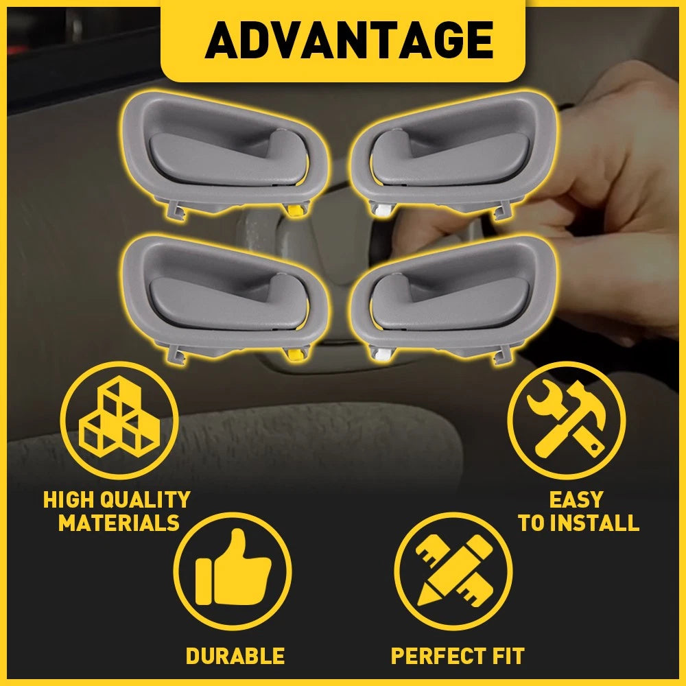 Set of 4 Door Handles for Toyota Corolla (1998â2002)