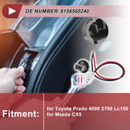Rear Fog Light Socket Wiring for Toyota Prado 4000 2700 (No. 8158560240)