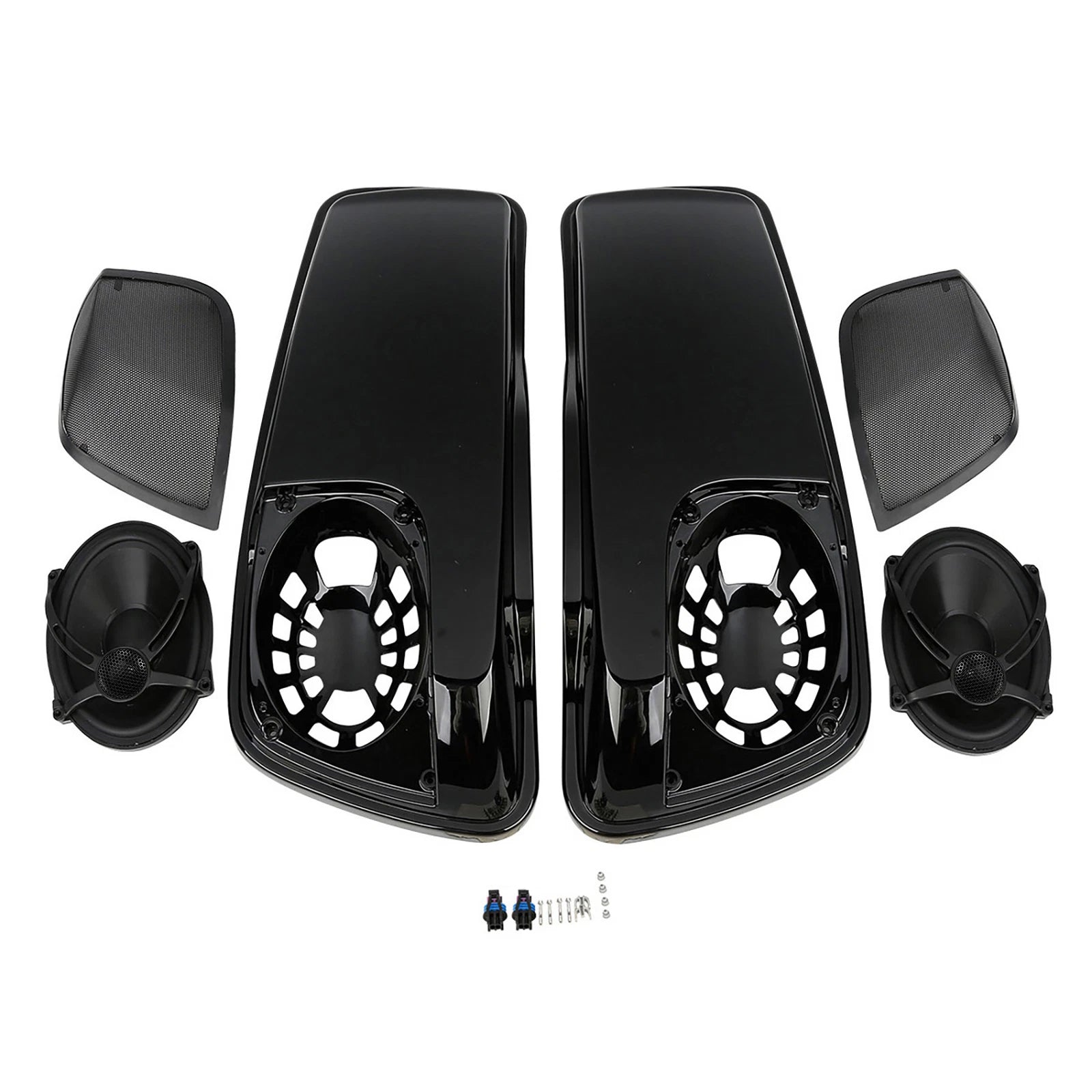 Saddlebag Lids with 5"X7" Speakers for Harley Electra Glide FLHX (2014–2024)