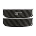 Carbon Fiber Interior Storage Box Trim Cover for Ford Mustang (2015–2019)