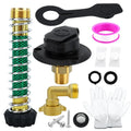 Brass Water Inlet Connection with Check Valve for Garden Efficiency