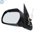 Electric Door Mirror for Toyota Hiace Van (2005–2013) Left Side Black Plastic