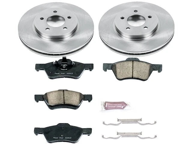 Front Brake Pad and Rotor Kit for Mazda Tribute (2008–2010) JV752YG