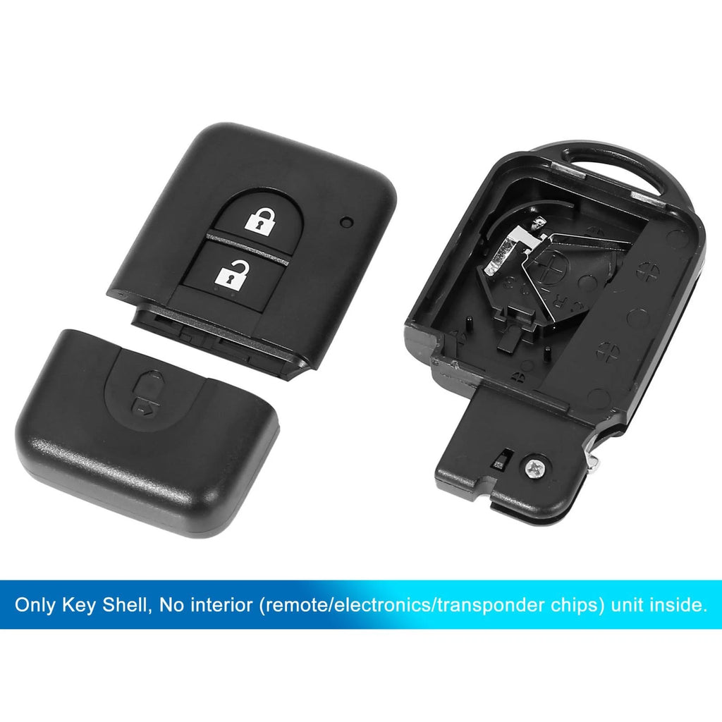 Key Fob Shell Case for Nissan Micra, Xtrail, Qashqai (2002–2023)