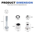 Front Upper A-Arm Bushings Pivot Bearing Kit for Suzuki Quadsport Z400 (2003–2008)