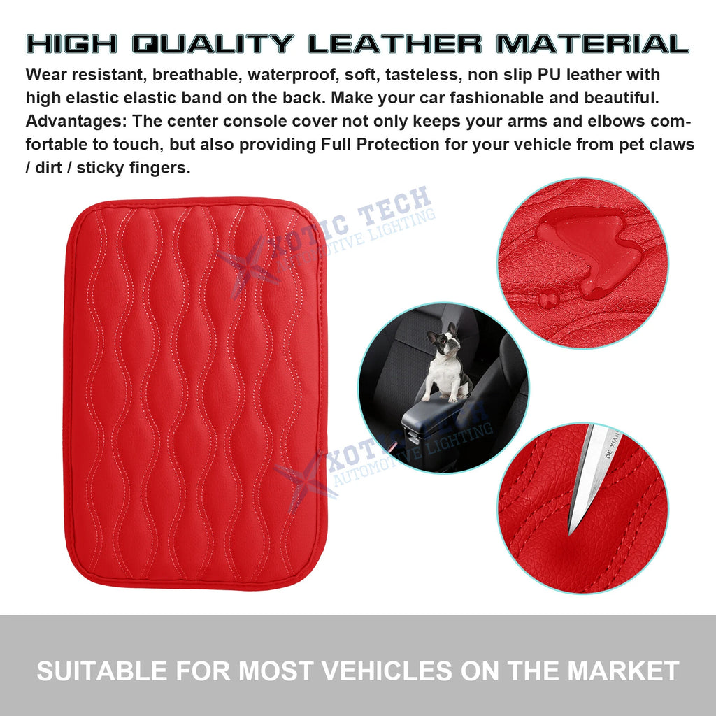Central Armrest Cover for Universal Seat Box Protector Cushion (30-21cm)
